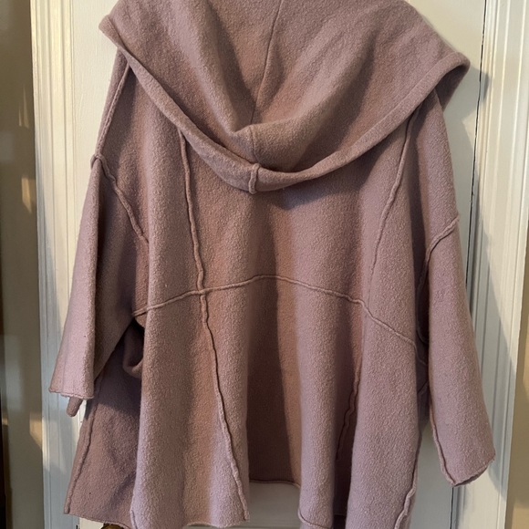 Free people soft hooded cardigan - xs/s - lilac/mauve - Picture 6 of 6